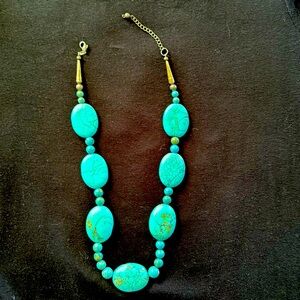 Beautiful authentic native american turquoise necklace